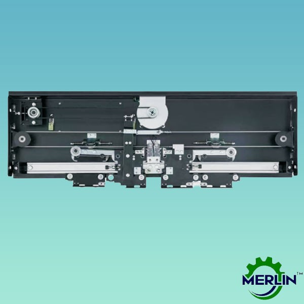 4 Panel Center Opening Elevator Door Header | HLD-05P Landing Door Device | 1100 MM